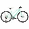 Vélo De Ville Électrique ORBEA VIBE MID H10 TRAPEZ Turquoise 2023