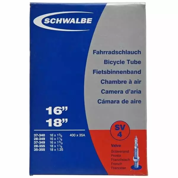 Chambre à Air SCHWALBE N°4 16/18x1"1/8 - 1,35 Presta 32 Mm 4 Chambre à Air SCHWALBE N°4 16/18x1"1/8 - 1,35 Presta 32 Mm – Image 4