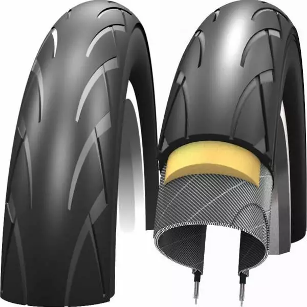 Pneu SCHWALBE KID PLUS Puncture Guard (47-203) 12x1.75 Noir 2 Pneu SCHWALBE KID PLUS Puncture Guard (47-203) 12x1.75 Noir – Image 2