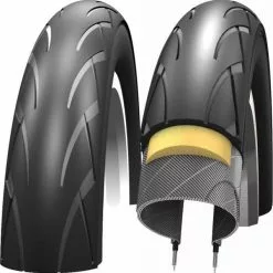Pneu SCHWALBE KID PLUS Puncture Guard (47-203) 12x1.75 Noir