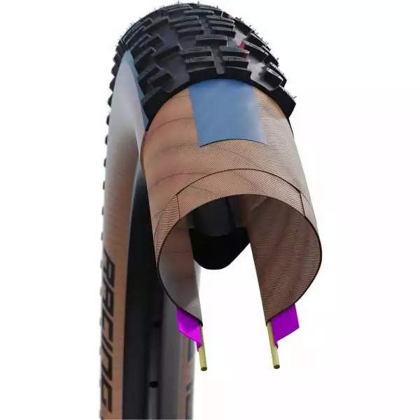 Pneu SCHWALBE ROCKET RON (57-406) 20x2,25 Addix Super Race TLE Noir 7 Pneu SCHWALBE ROCKET RON (57-406) 20x2,25 Addix Super Race TLE Noir – Image 7