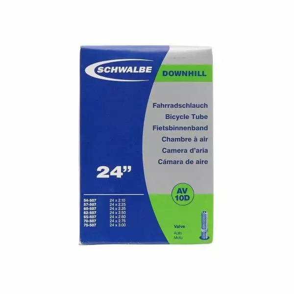 Chambre à Air SCHWALBE DOWNHILL AV 10D 24x2.10/3.00 Schrader 40mm 2 Chambre à Air SCHWALBE DOWNHILL AV 10D 24x2.10/3.00 Schrader 40mm – Image 2