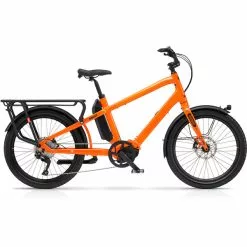 Vélo Cargo Électrique BENNO BIKES BOOST 10D Performance CX DIAMANT Orange 2022