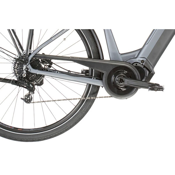 VTC électrique BIANCHI T-TRONIK C-TYPE SUNRACE X5 WAVE Bleu/Noir 2023 – Image 15