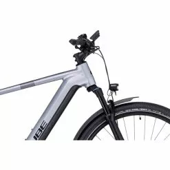 VTC Électrique CUBE NURIDE HYBRID EXC 625 ALLROAD DIAMANT Gris 2023 -France Vélo Soldes 2023 Cube Nuride Hybrid EXC 625 Allroad silber schwarz5B600x6005D 1