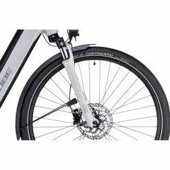 Vélo De Ville Électrique CUBE SUPREME HYBRID ONE 400 WAVE Gris 2023 -France Vélo Soldes 2023 Cube Supreme Hybrid ONE 400 Easy Entry grau5B600x6005D 2