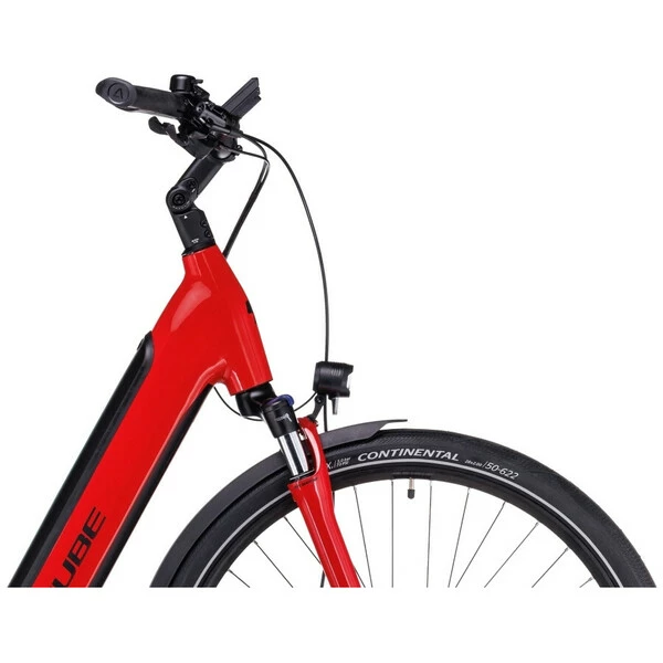 Vélo De Randonnée Électrique CUBE SUPREME SPORT HYBRID PRO 500 WAVE Rouge 2023 2 Vélo De Randonnée Électrique CUBE SUPREME SPORT HYBRID PRO 500 WAVE Rouge 2023 – Image 2