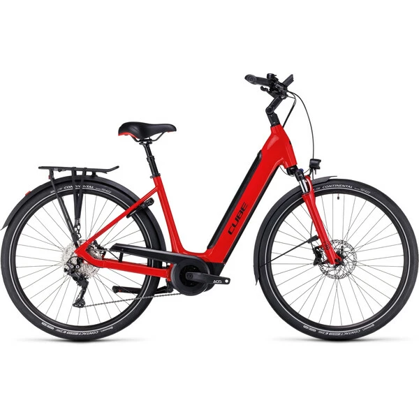 Vélo De Randonnée Électrique CUBE SUPREME SPORT HYBRID PRO 500 WAVE Rouge 2023 7 Vélo De Randonnée Électrique CUBE SUPREME SPORT HYBRID PRO 500 WAVE Rouge 2023 – Image 7