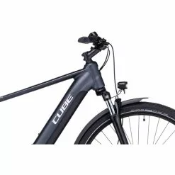 Vélo De Randonnée Électrique CUBE TOURING HYBRID ONE 500 DIAMANT Gris 2023 -France Vélo Soldes 2023 Cube Touring Hybrid ONE 500 grau schwarz5B600x6005D 7