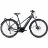 Vélo De Randonnée Électrique CUBE TOURING HYBRID ONE 625 TRAPEZ Gris 2023