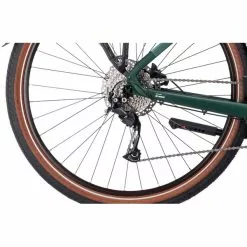 Vélo De Randonnée Électrique CUBE TOURING HYBRID ONE 625 DIAMANT Vert 2023 -France Vélo Soldes 2023 Cube Touring Hybrid ONE 625 gr n braun5B600x6005D 4