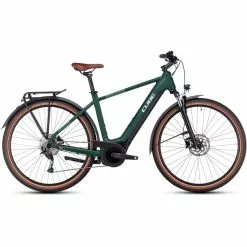 Vélo De Randonnée Électrique CUBE TOURING HYBRID ONE 625 DIAMANT Vert 2023 -France Vélo Soldes 2023 Cube Touring Hybrid ONE 625 gr n braun5B600x6005D 6