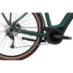 Vélo De Randonnée Électrique CUBE TOURING HYBRID ONE 625 DIAMANT Vert 2023 -France Vélo Soldes 2023 Cube Touring Hybrid ONE 625 gr n braun5B600x6005D 9