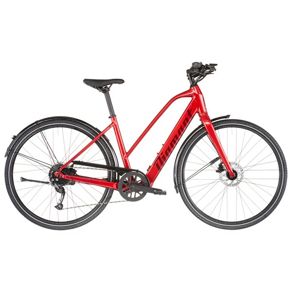 Vélo De Ville Électrique DIAMANT 365 TRAPEZ Rouge 2023 1 Vélo De Ville Électrique DIAMANT 365 TRAPEZ Rouge 2023
