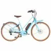 Vélo De Ville Électrique DIAMANT JUNA DELUXE+ TRAPEZ Turquoise 2022