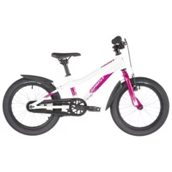 Vélo Enfant GHOST POWERKID 16" Blanc/Violet 2023