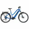 Vélo De Randonnée Électrique HAIBIKE TREKKING 4 TRAPEZ Bleu 2023