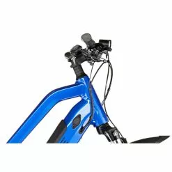 Vélo De Randonnée Électrique HAIBIKE TREKKING 4 TRAPEZ Bleu 2023 -France Vélo Soldes 2023 HAIBIKE Trekking 4 Trapez blau5B600x6005D 12