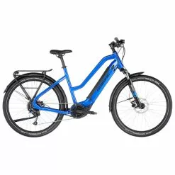 Vélo De Randonnée Électrique HAIBIKE TREKKING 4 TRAPEZ Bleu 2023 -France Vélo Soldes 2023 HAIBIKE Trekking 4 Trapez blau5B600x6005D 9