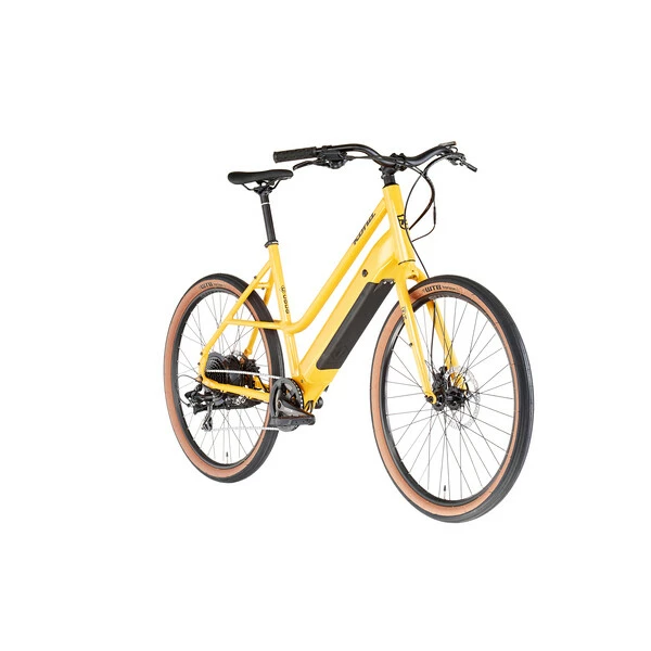 Vélo De Ville Électrique KONA COCO HD TRAPEZ Jaune 2023 11 Vélo De Ville Électrique KONA COCO HD TRAPEZ Jaune 2023 – Image 11