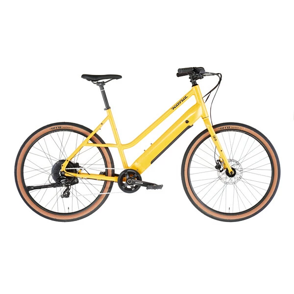 Vélo De Ville Électrique KONA COCO HD TRAPEZ Jaune 2023 1 Vélo De Ville Électrique KONA COCO HD TRAPEZ Jaune 2023