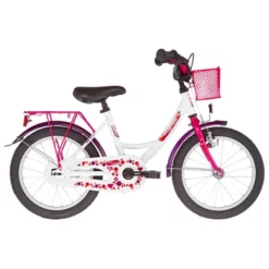 France Vélo Soldes 2023 22 Vélo Enfant VERMONT GIRLY 16" Rose/Blanc 2022