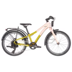 VTC WINORA CHICA 20" Rose/Or 2023 -France Vélo Soldes 2023 Winora Chica 20 Kinder gold pink5B600x6005D 9