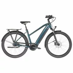 Vélo De Ville Électrique WINORA SINUS N8f TRAPEZ Bleu Pétrole 2023