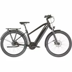 Vélo De Ville Électrique WINORA SINUS R8F TRAPEZ Noir 2023