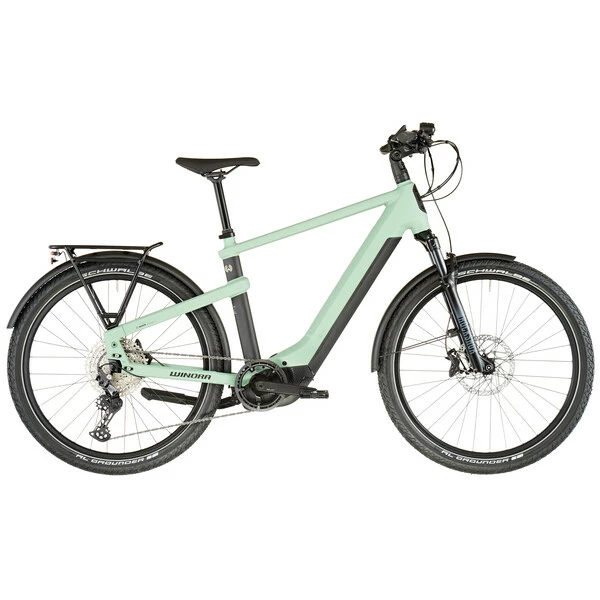 Vélo De Randonnée Électrique WINORA YAKUN 12 DIAMANT Vert 2023 10 Vélo De Randonnée Électrique WINORA YAKUN 12 DIAMANT Vert 2023 – Image 10