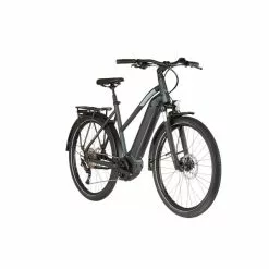 Vélo De Randonnée Électrique WINORA YUCATAN 10 TRAPEZ Vert 2023 -France Vélo Soldes 2023 Winora Yucatan 10 Trapez Damen gr n5B600x6005D 10
