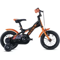 Vélo Enfant S'COOL XXLITE Alu 1V 12" Noir/Orange 2022