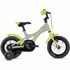 Vélo De Ville S'COOL XXLITE ALU 12" 1V Argent/Jaune 2022