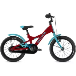 Vélo De Ville S'COOL XXLITE ALU 16" 1V Rouge/Bleu 2022