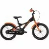 Vélo Enfant S'COOL XXLITE Alu 1V 16" Noir/Orange 2022