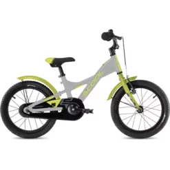Vélo De Ville S'COOL XXLITE ALU 16" 1V Argent/Jaune 2022