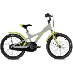 Vélo De Ville S'COOL XXLITE ALU 1V 18" Argent/Jaune 2022
