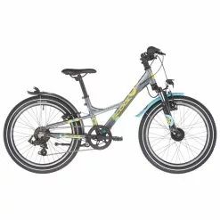 Vélo De Ville S'COOL XXLITE Alu 7V 20" Gris/Jaune 2022