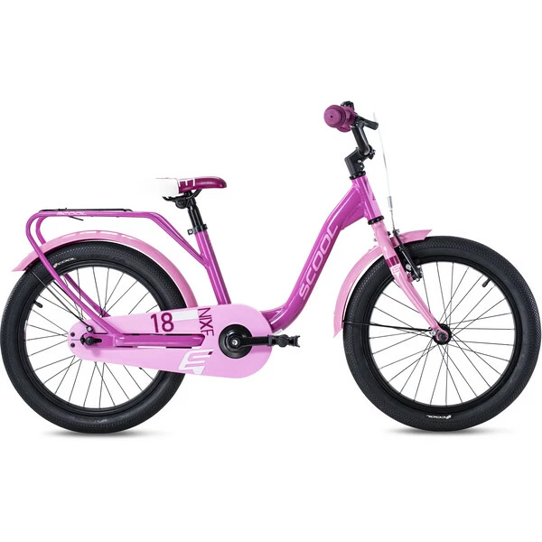 Vélo Enfant S'COOL NIXE Alu 1V 18" Rose 2022 1 Vélo Enfant S'COOL NIXE Alu 1V 18" Rose 2022